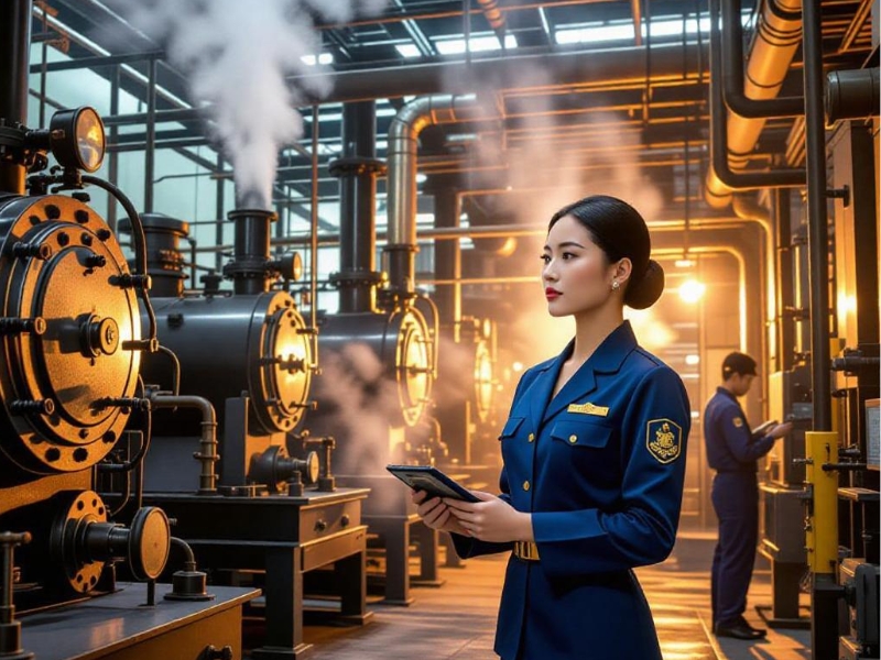 市場(chǎng)監(jiān)督局特檢院鍋檢所檢查鍋爐水汽系統(tǒng)