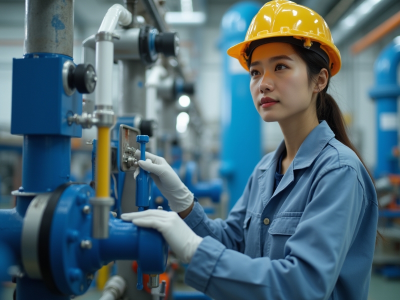 大型工業(yè)水處理除鹽系統(tǒng)現(xiàn)場