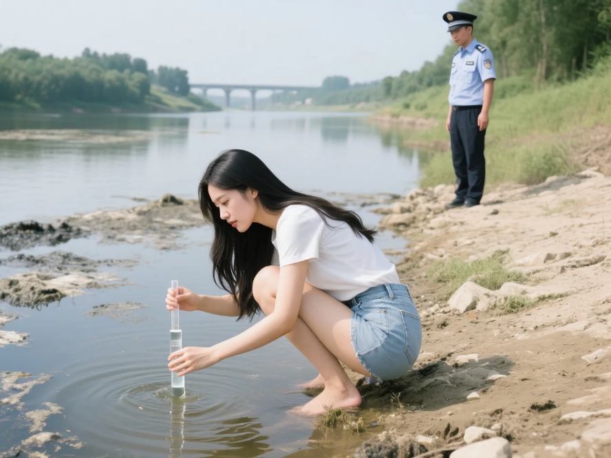 水污染生態(tài)環(huán)境應(yīng)急執(zhí)法現(xiàn)場圖