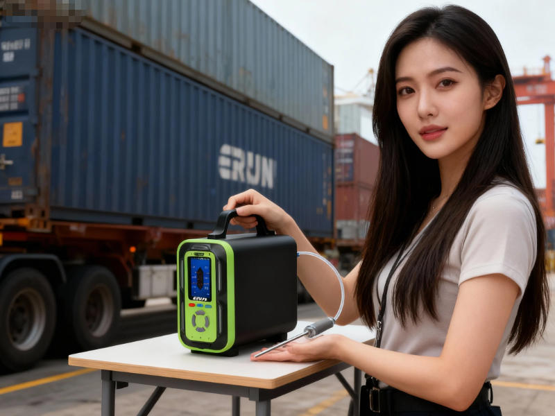 海關(guān)集裝箱熏蒸現(xiàn)場(chǎng)