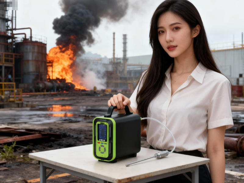 突發(fā)事故環(huán)境應(yīng)急檢測(cè)現(xiàn)場(chǎng)